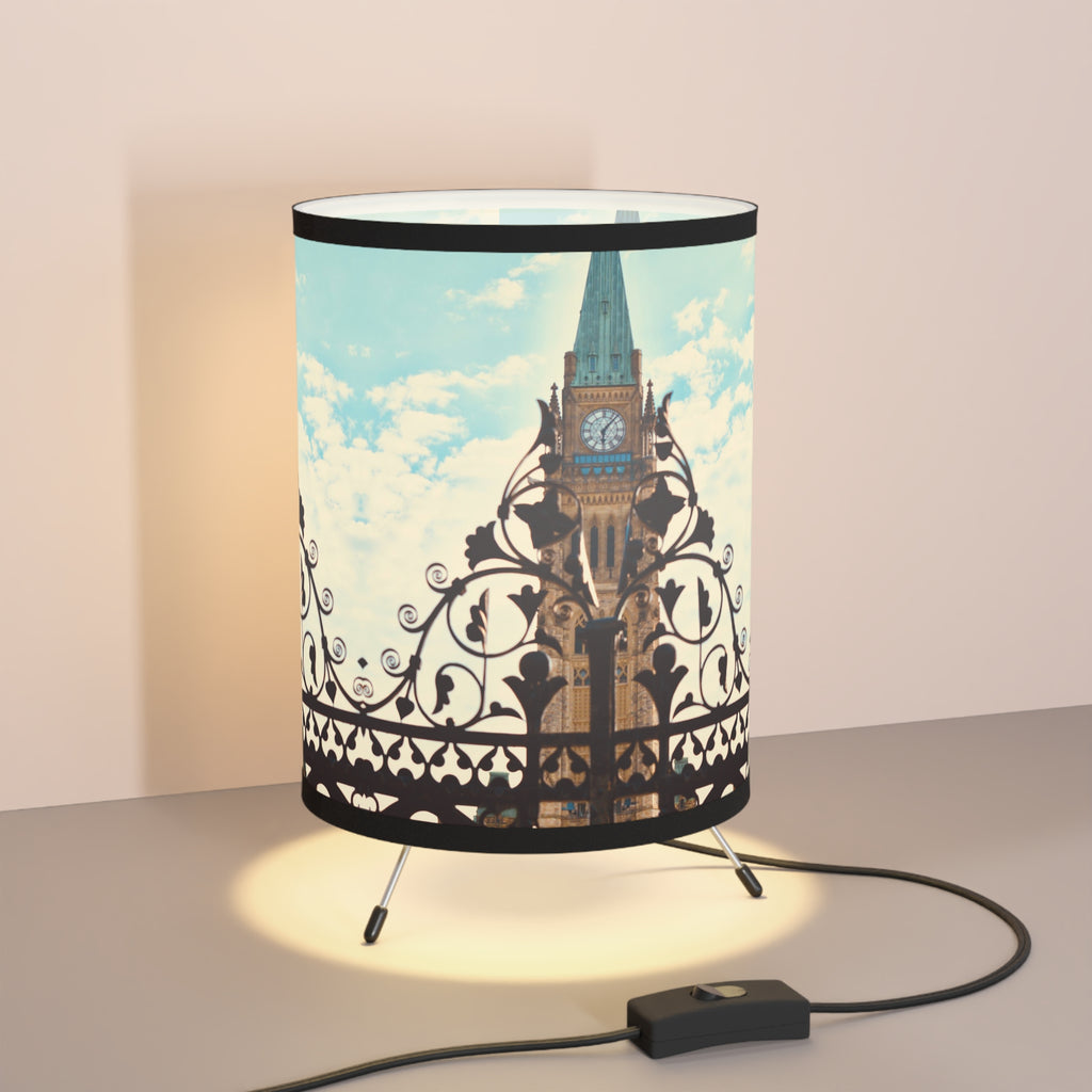 Peace Tower Tripod Lamp Colour