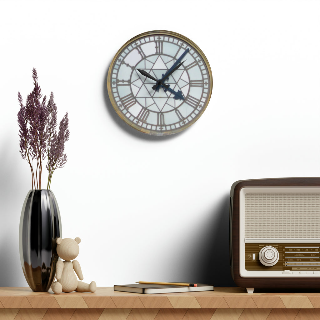 Peace Tower Wall Clock - Round or Square
