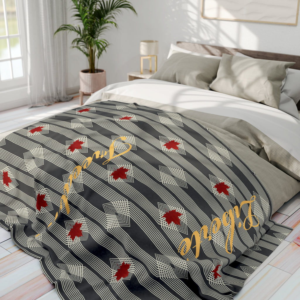 Freedom/Liberté Fleece Blanket - Classic Leaf