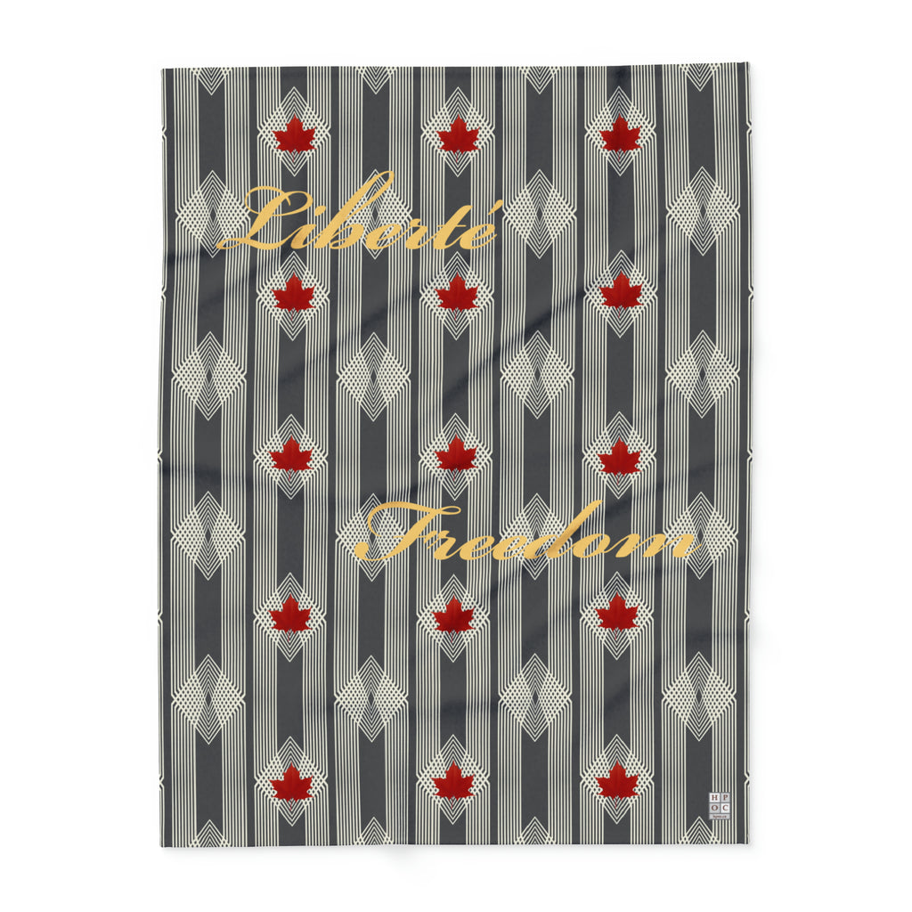 Freedom/Liberté Fleece Blanket - Classic Leaf