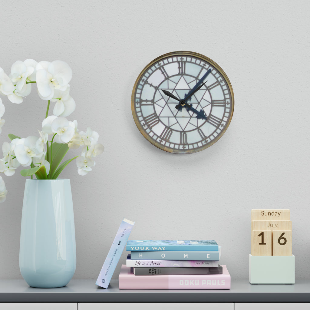 Peace Tower Wall Clock - Round or Square