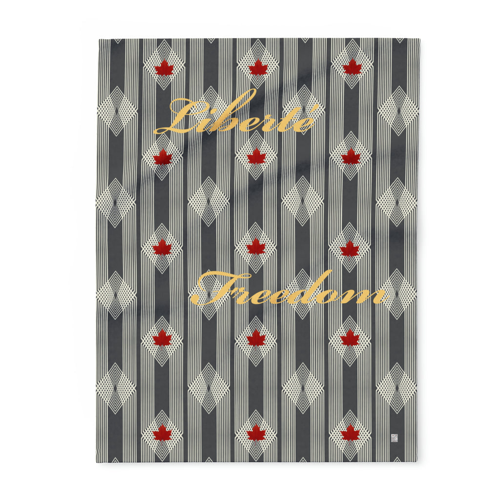 Freedom/Liberté Fleece Blanket - Classic Leaf