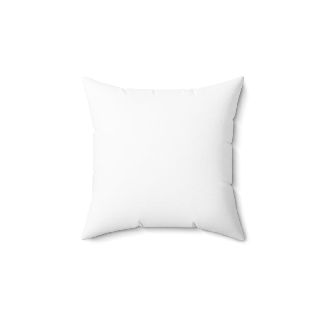 Peace Tower Pillow by HPOC (Black & White)