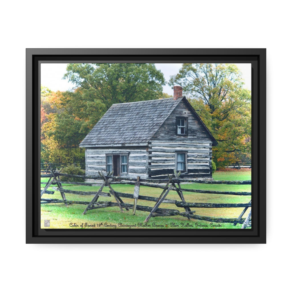 Mother Barnes' Cabin Canvas Print (Colour)