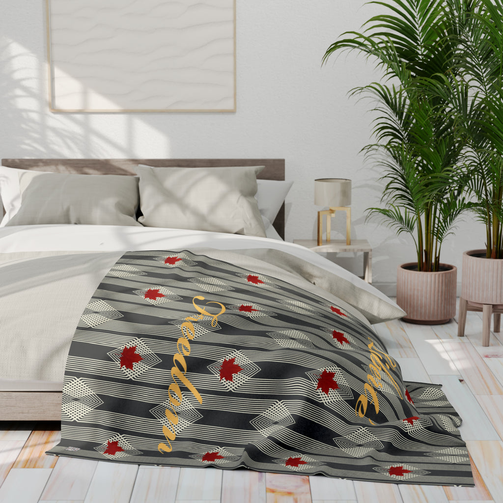 Freedom/Liberté Fleece Blanket - Classic Leaf