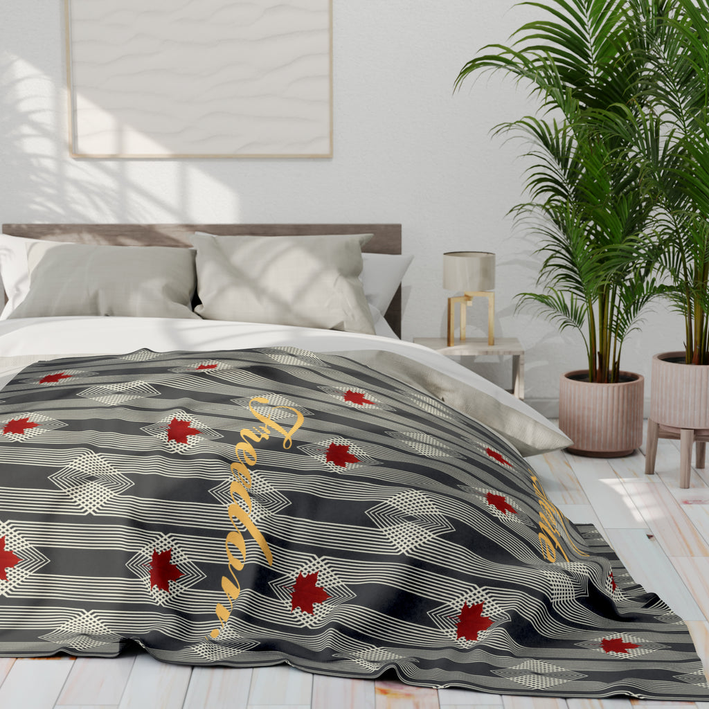 Freedom/Liberté Fleece Blanket - Classic Leaf