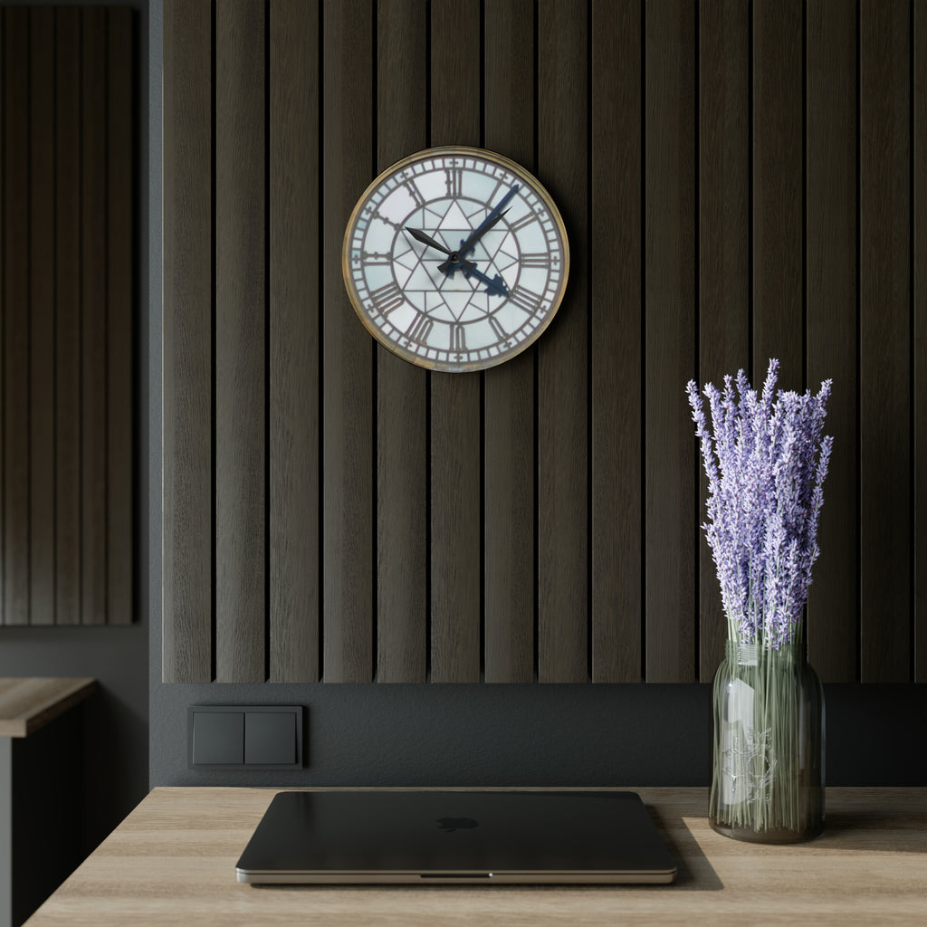 Peace Tower Wall Clock - Round or Square