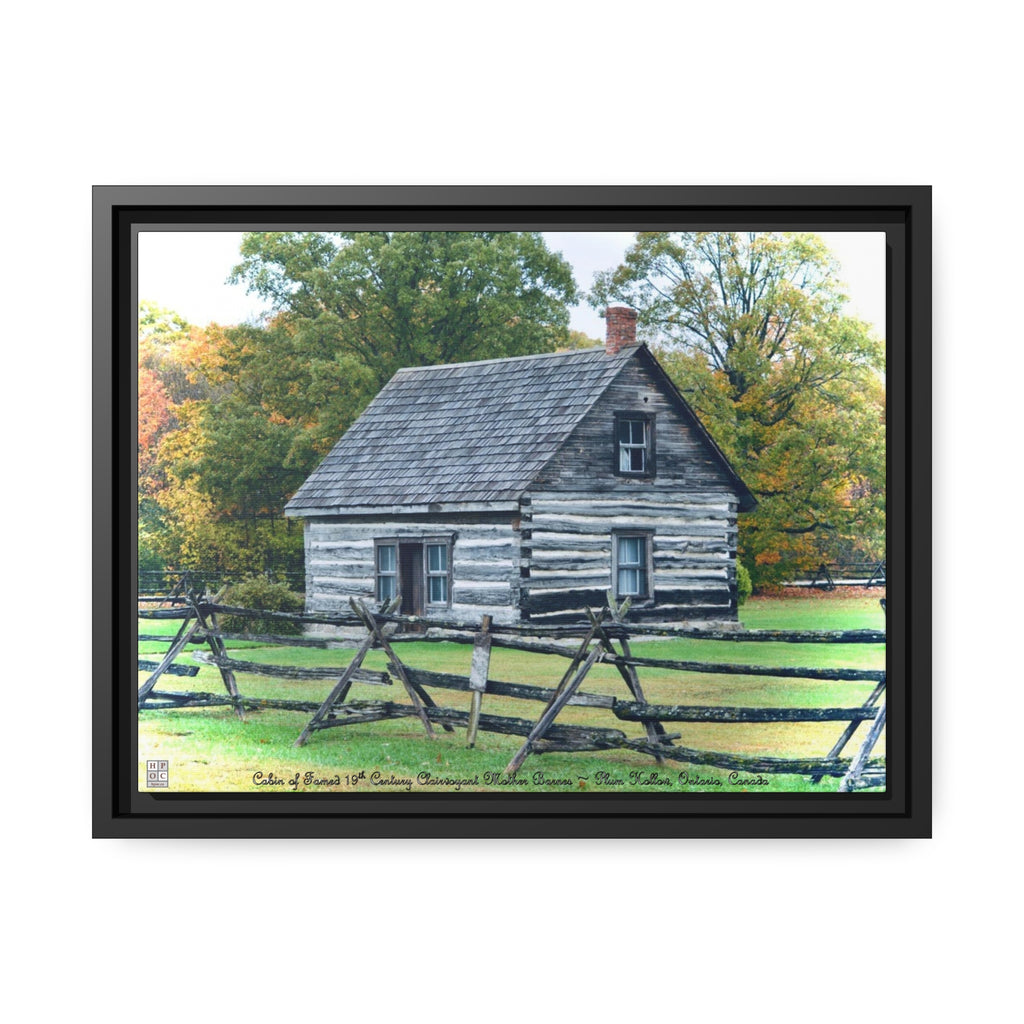 Mother Barnes' Cabin Canvas Print (Colour)