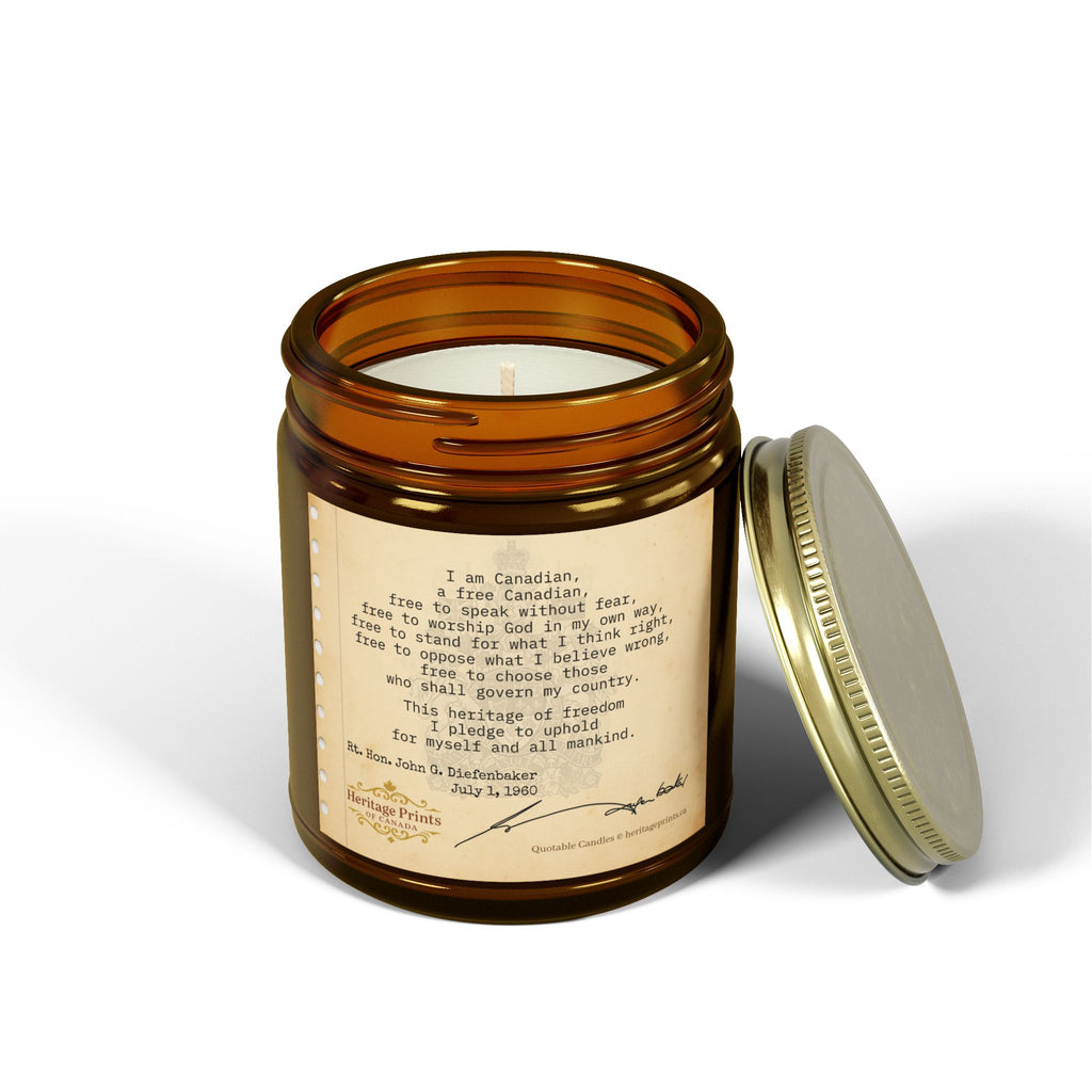 HPOC Quotable Candles - John G. Diefenbaker - "I am a Canadian"