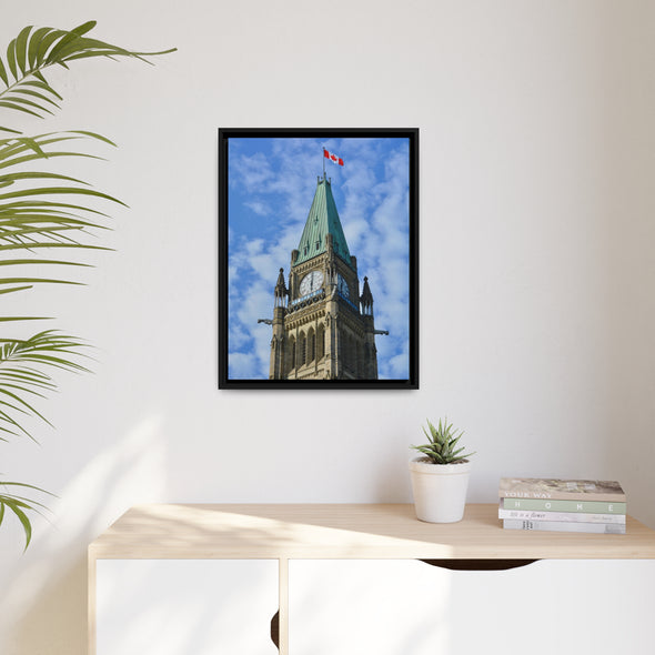 Peace Tower by HPOC (Colour, Matte Canvas, Black Frame)