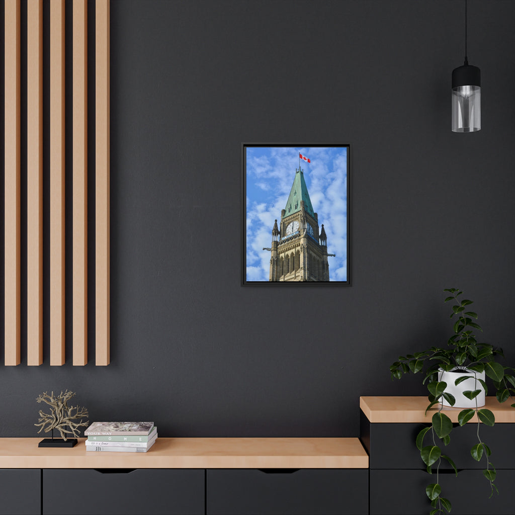 Peace Tower by HPOC (Colour, Matte Canvas, Black Frame)