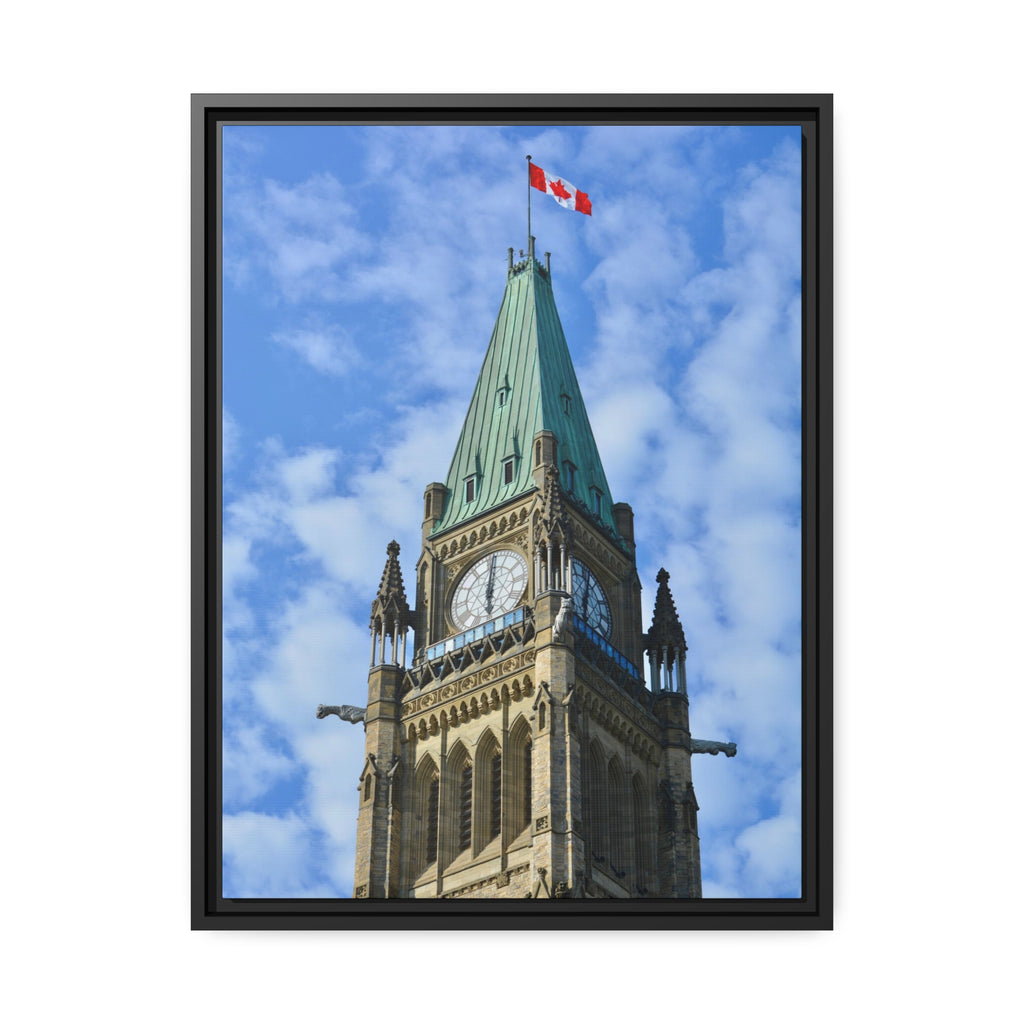Peace Tower by HPOC (Colour, Matte Canvas, Black Frame)