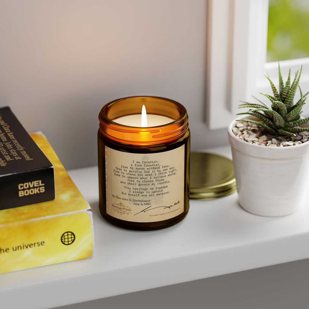 HPOC Quotable Candles - John G. Diefenbaker - "I am a Canadian"