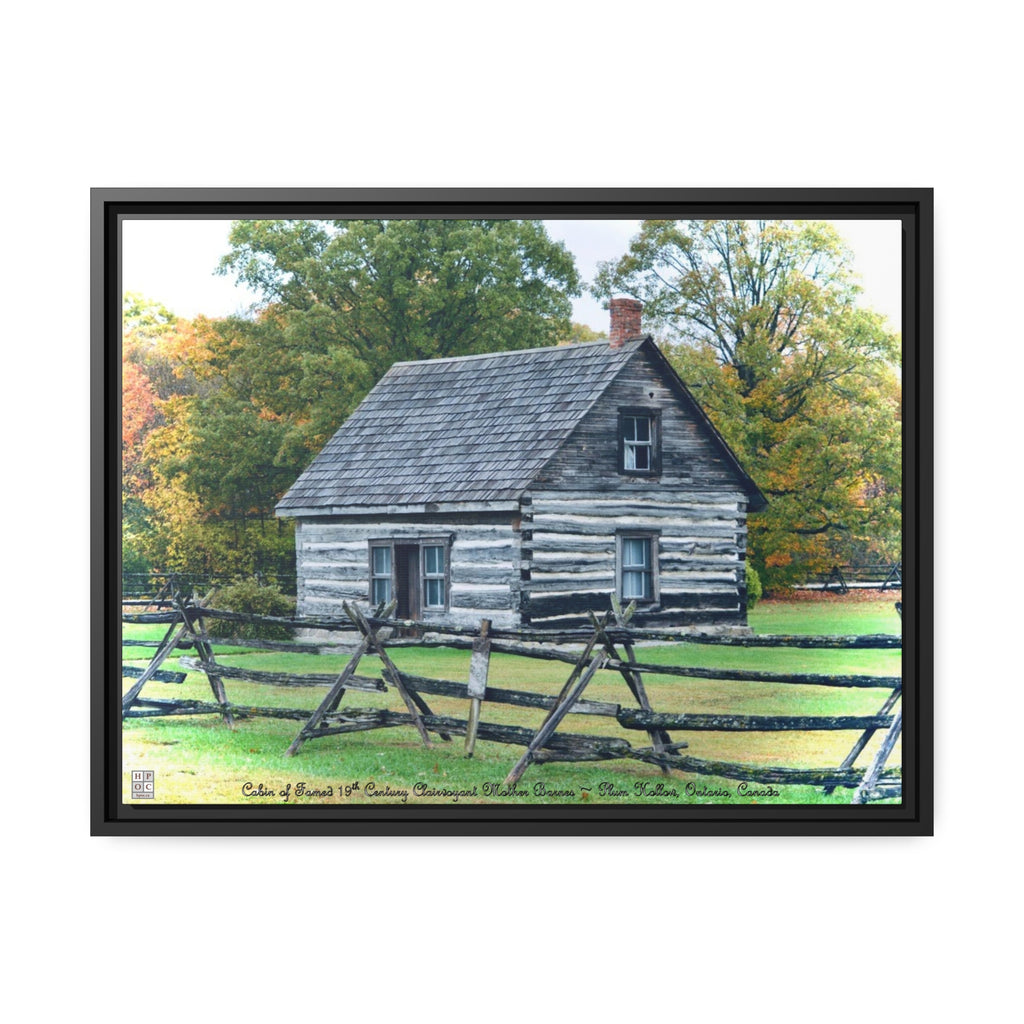Mother Barnes' Cabin Canvas Print (Colour)