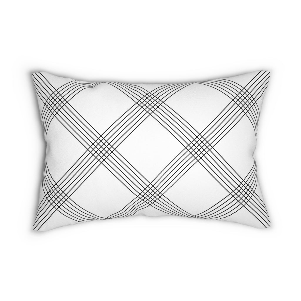 Art Deco Style Lumbar Pillow