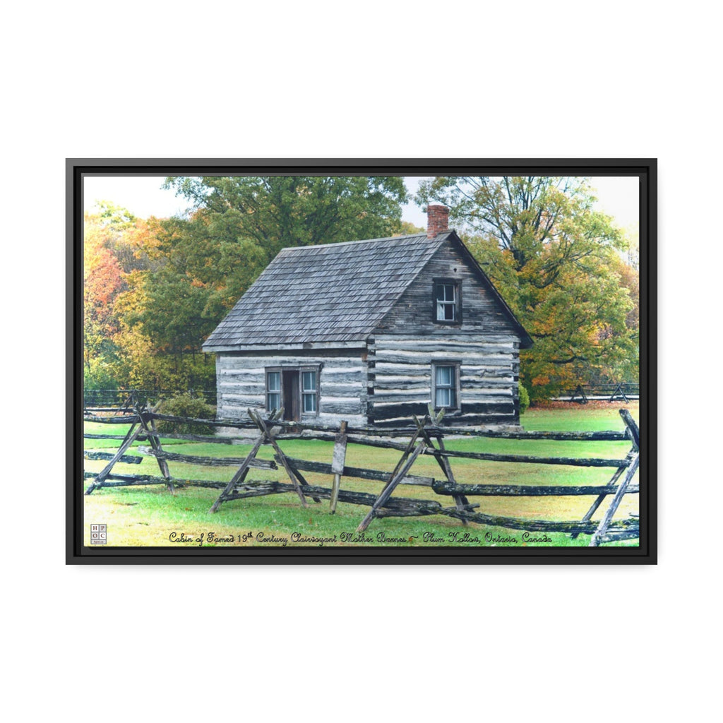 Mother Barnes' Cabin Canvas Print (Colour)
