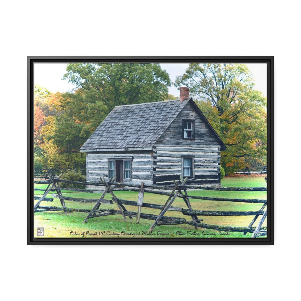Mother Barnes' Cabin Canvas Print (Colour)