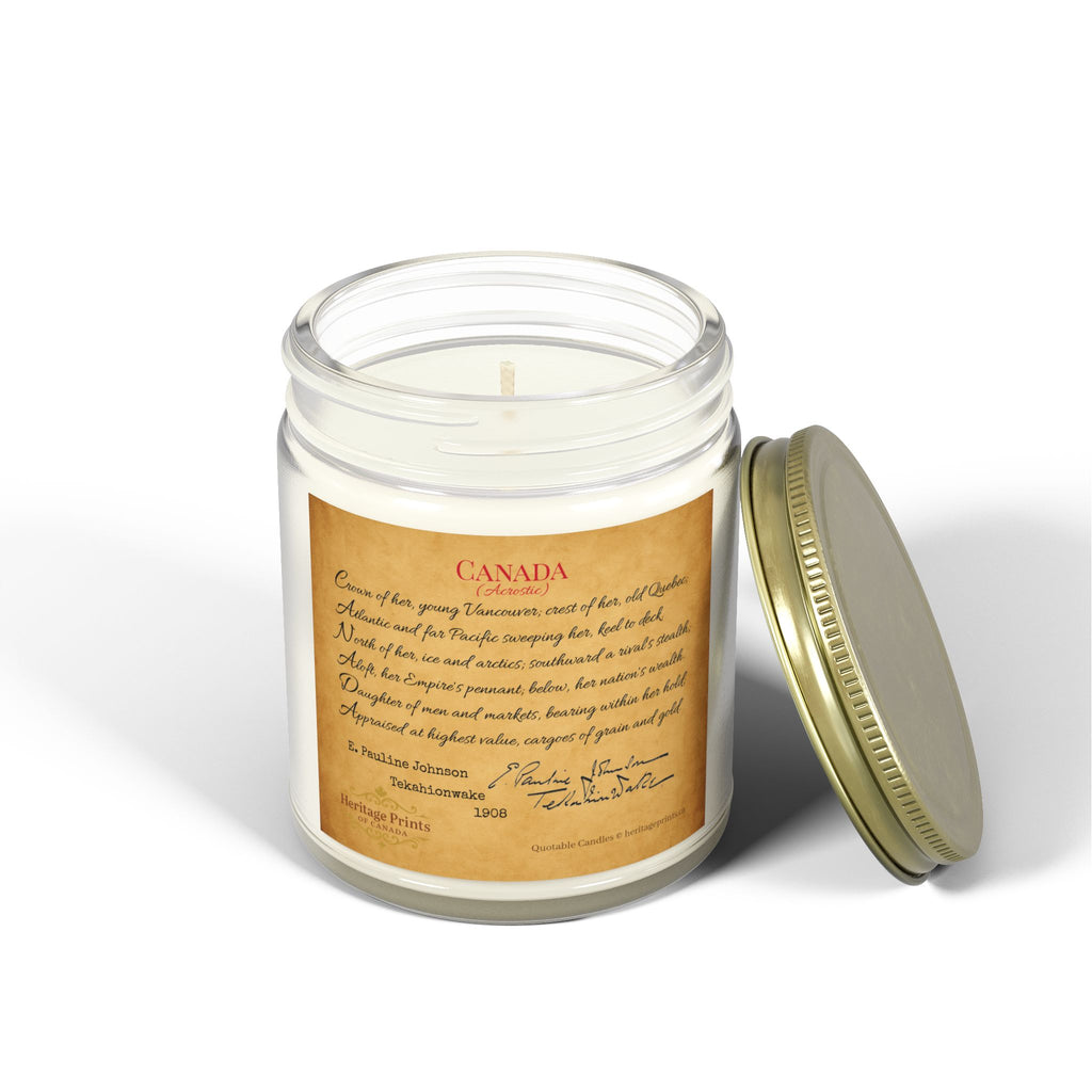 HPOC Quotable Candles - E. Pauline Johnson, Tekahionwake - Canada (Acrostic) Poem
