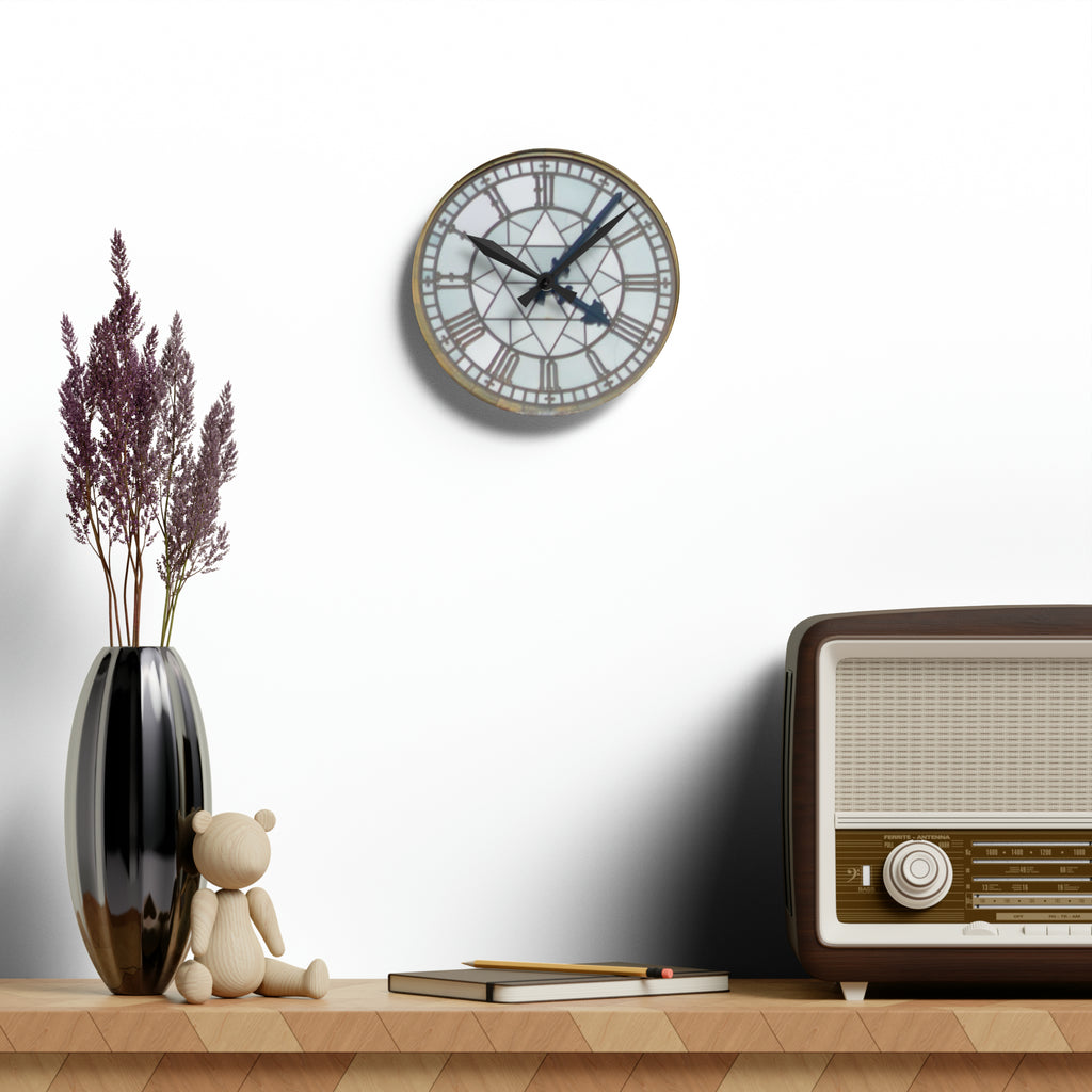 Peace Tower Wall Clock - Round or Square