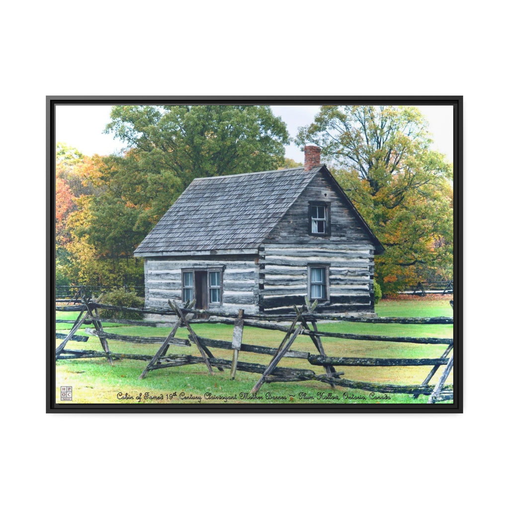 Mother Barnes' Cabin Canvas Print (Colour)
