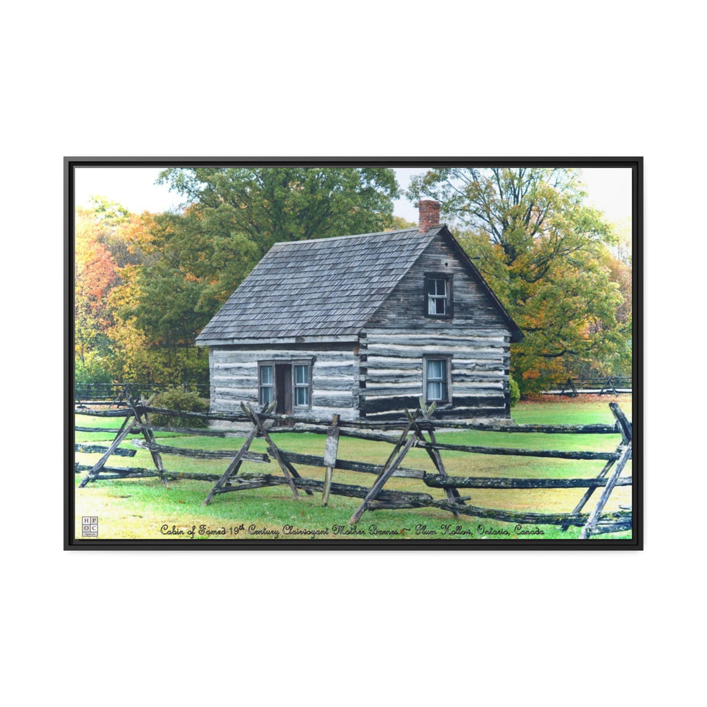 Mother Barnes' Cabin Canvas Print (Colour)