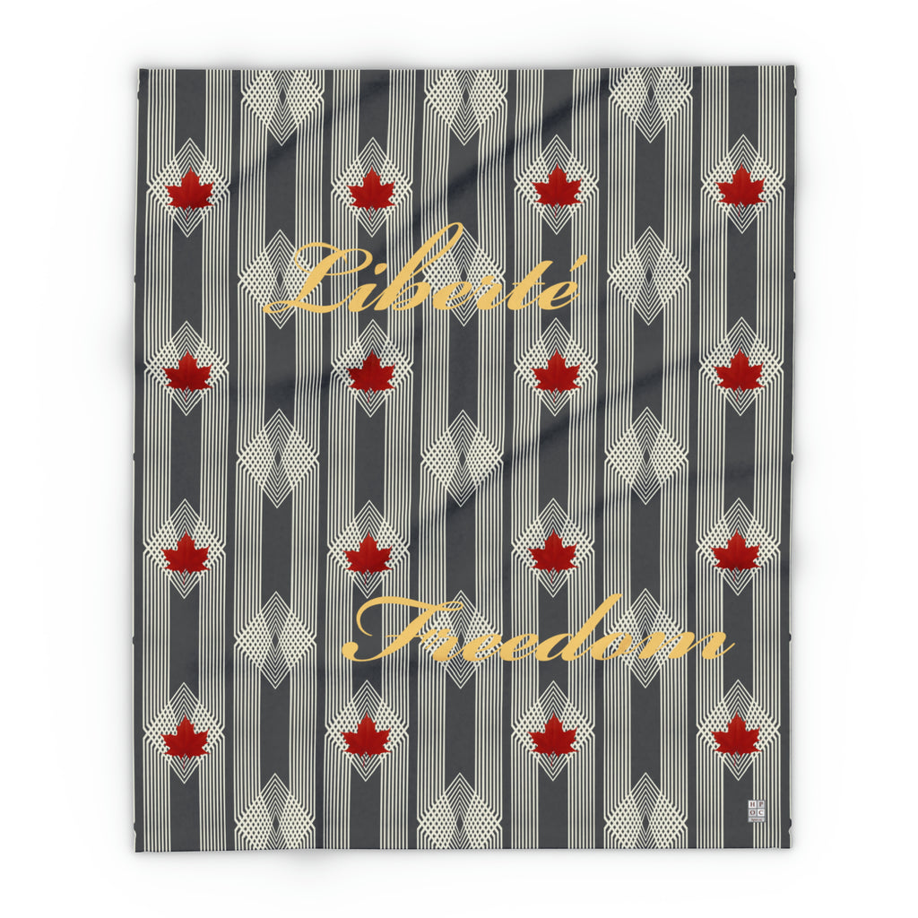 Freedom/Liberté Fleece Blanket - Classic Leaf