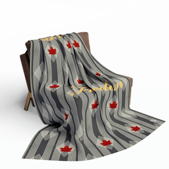 Freedom/Liberté Fleece Blanket - Classic Leaf