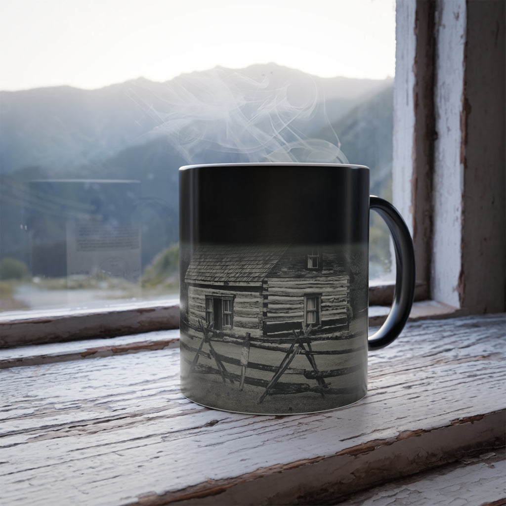 Mother Barnes Magic Mug - Black and White