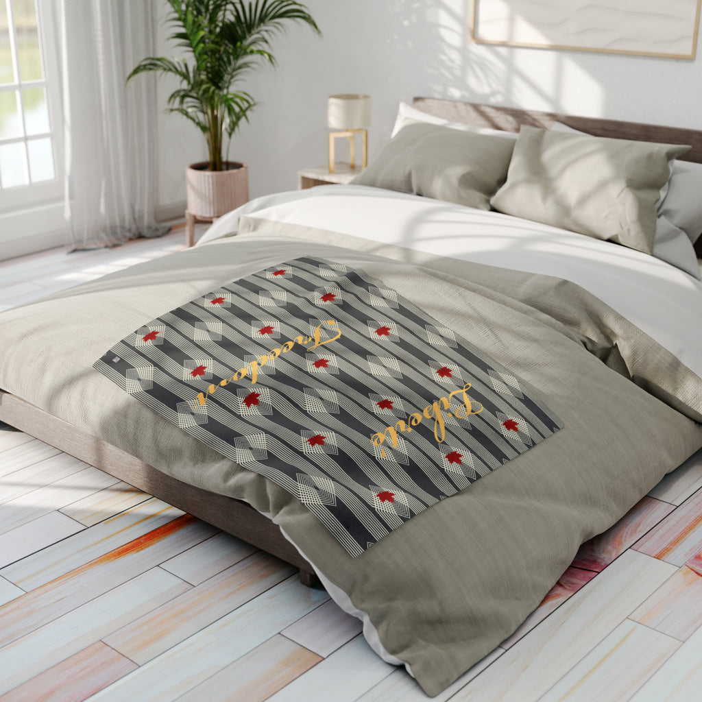 Freedom/Liberté Fleece Blanket - Classic Leaf