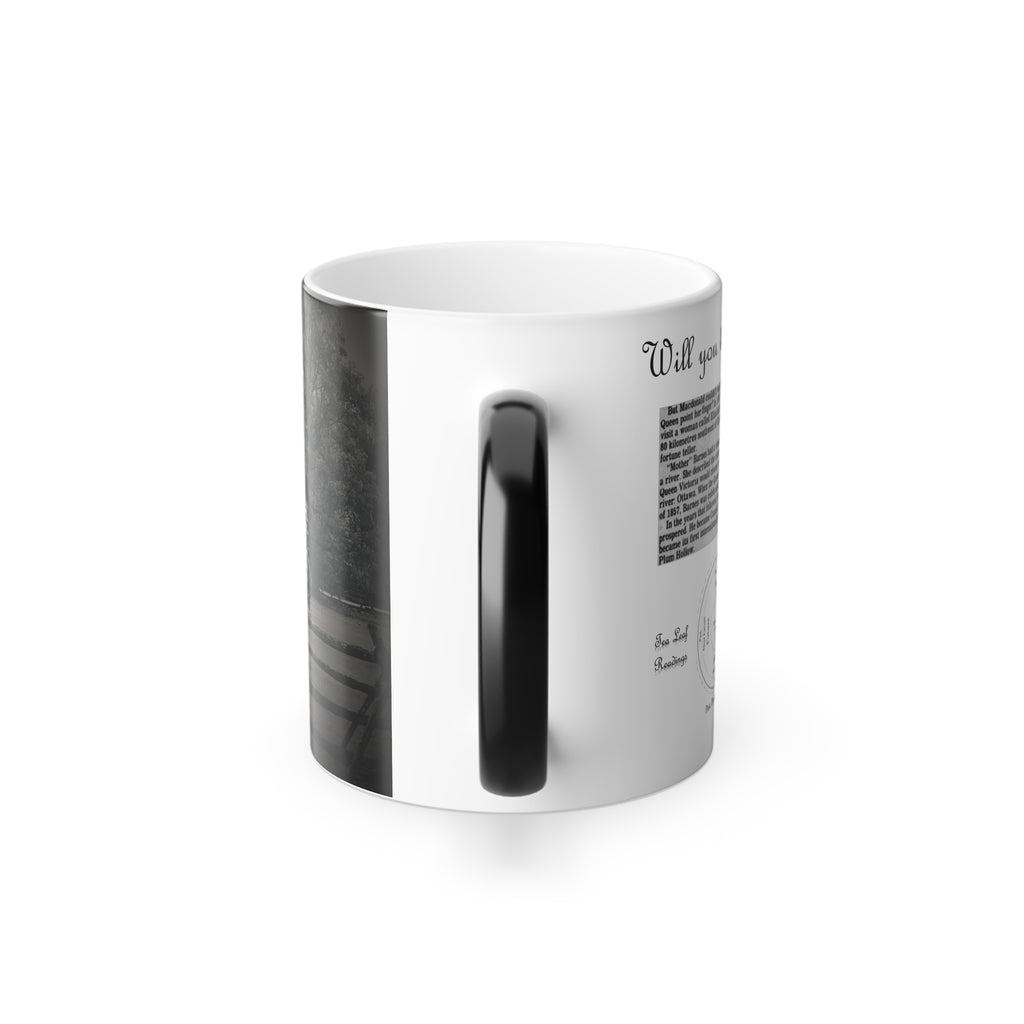 Mother Barnes Magic Mug - Black and White