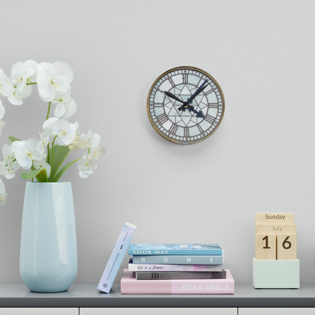 Peace Tower Wall Clock - Round or Square