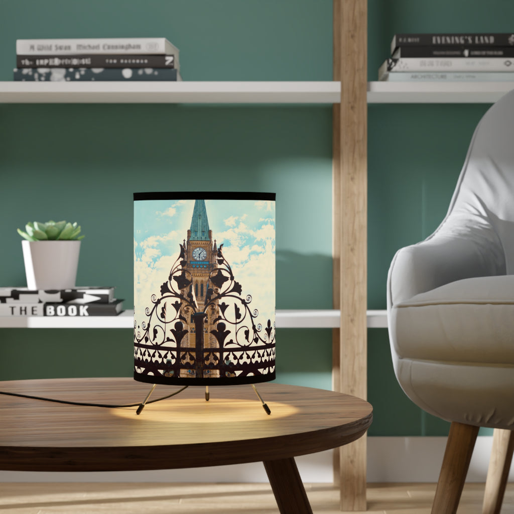 Peace Tower Tripod Lamp Colour