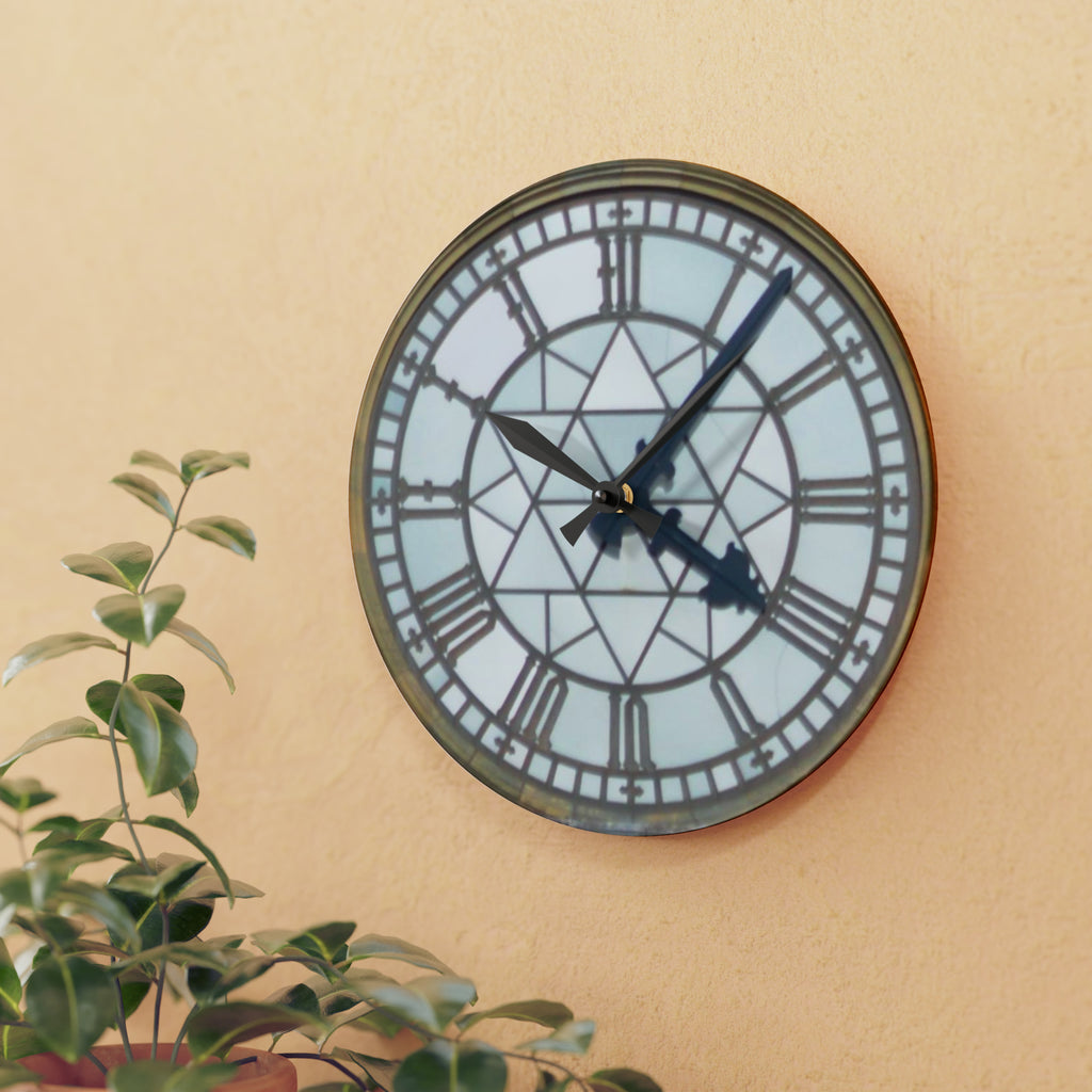 Peace Tower Wall Clock - Round or Square