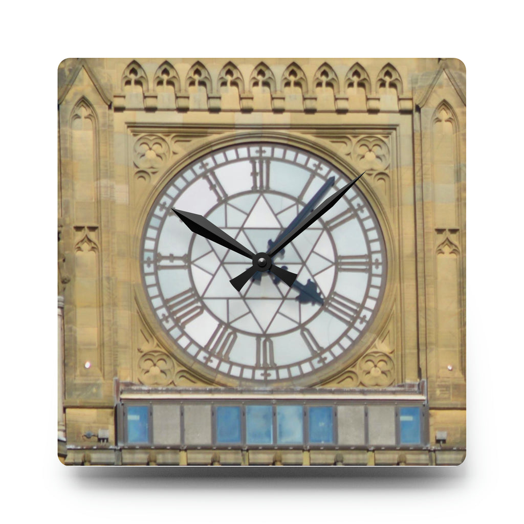 Peace Tower Wall Clock - Round or Square