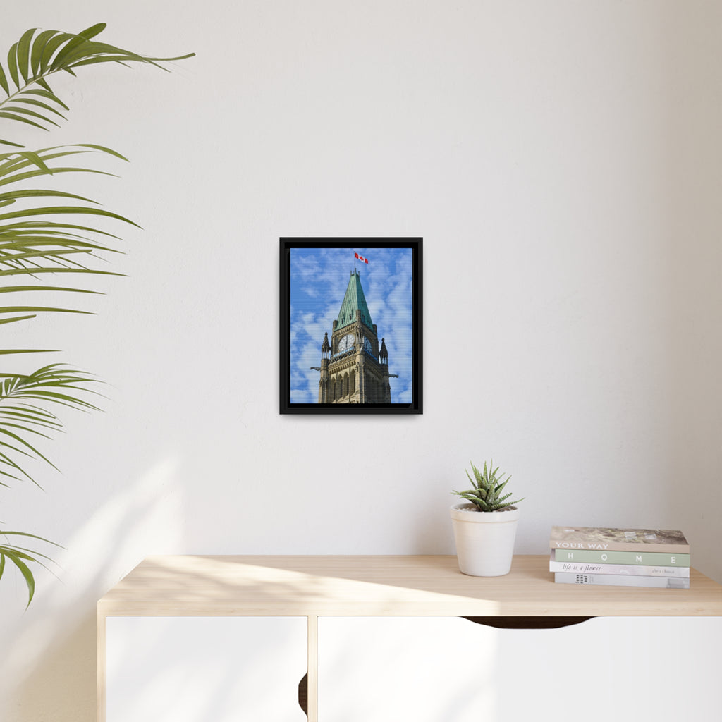 Peace Tower by HPOC (Colour, Matte Canvas, Black Frame)