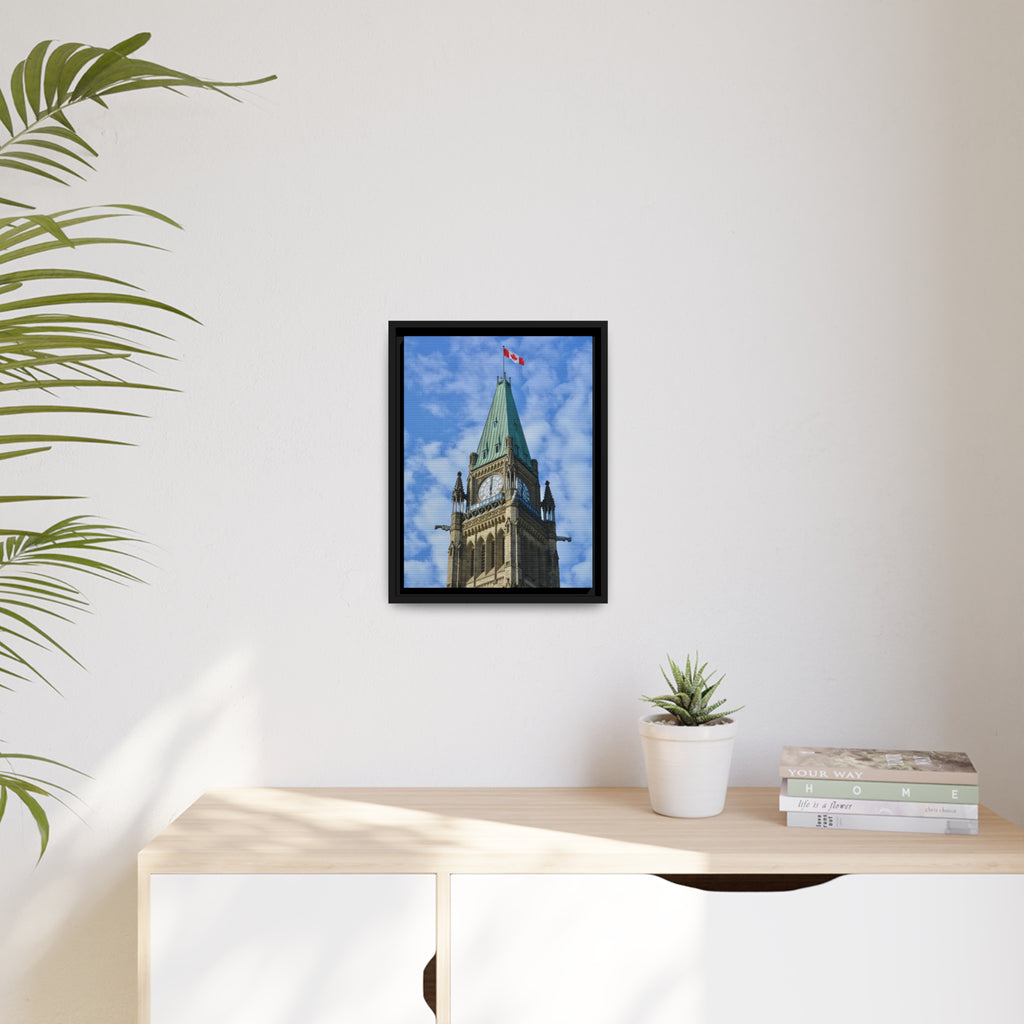 Peace Tower by HPOC (Colour, Matte Canvas, Black Frame)