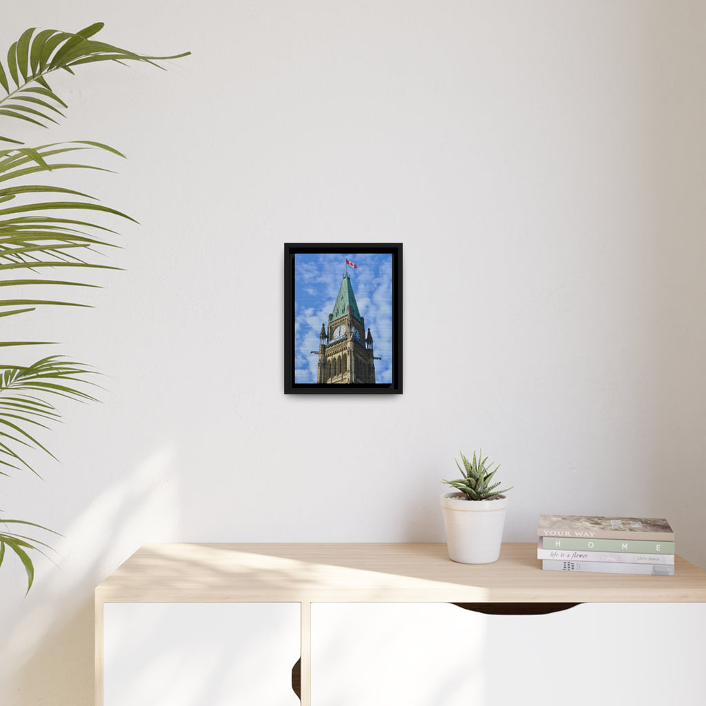 Peace Tower by HPOC (Colour, Matte Canvas, Black Frame)