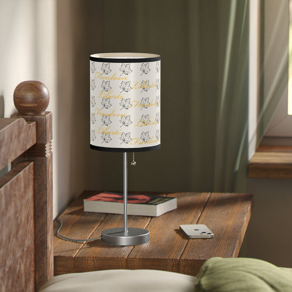 Freedom/Liberté Table Lamp - Stylized Leaf