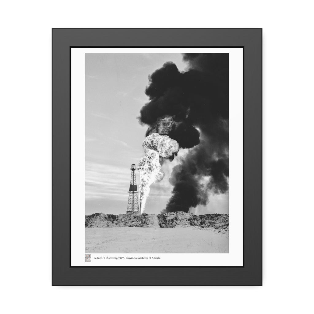 Leduc Oil Discovery, 1947 - framed print