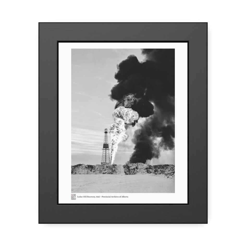 Leduc Oil Discovery, 1947 - framed print