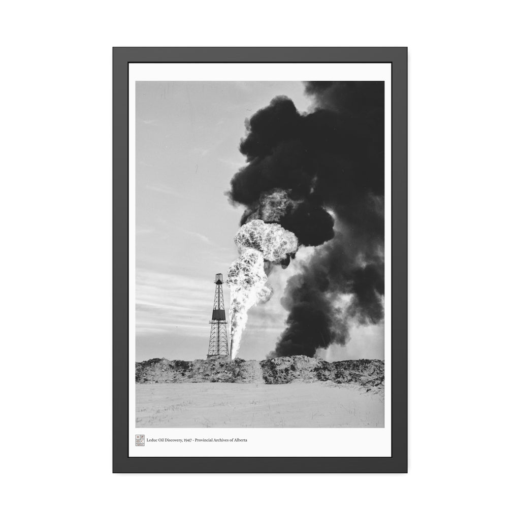 Leduc Oil Discovery, 1947 - framed print