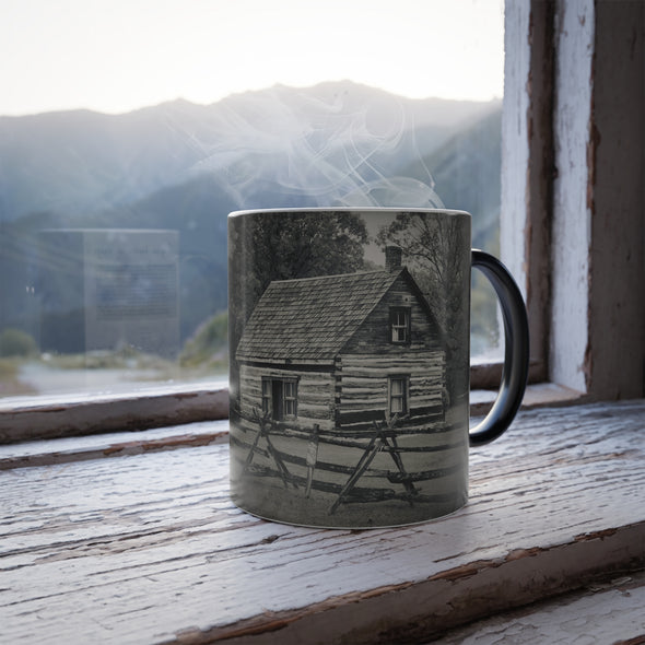 Mother Barnes Magic Mug - Black and White