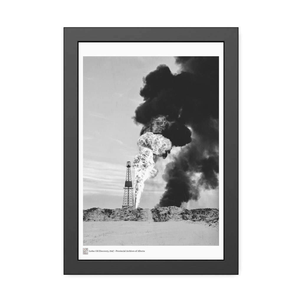 Leduc Oil Discovery, 1947 - framed print
