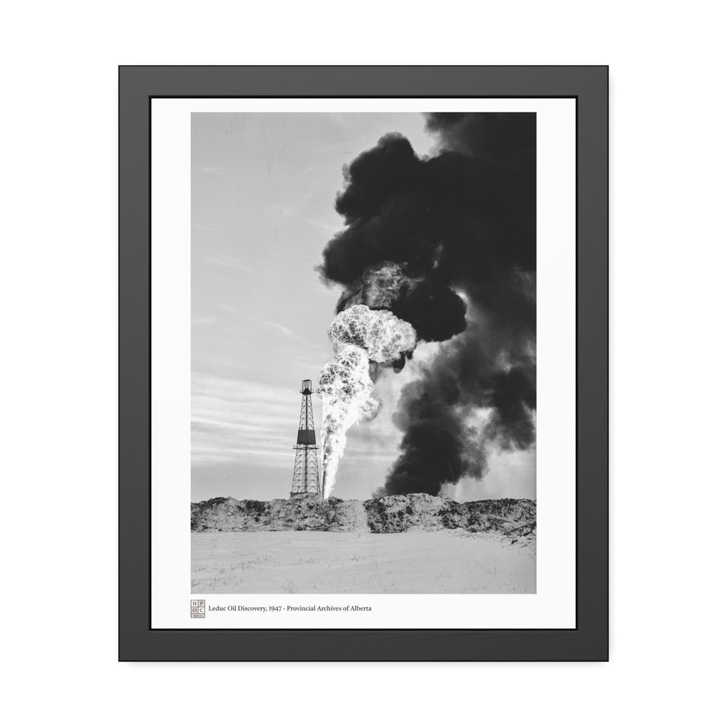 Leduc Oil Discovery, 1947 - framed print