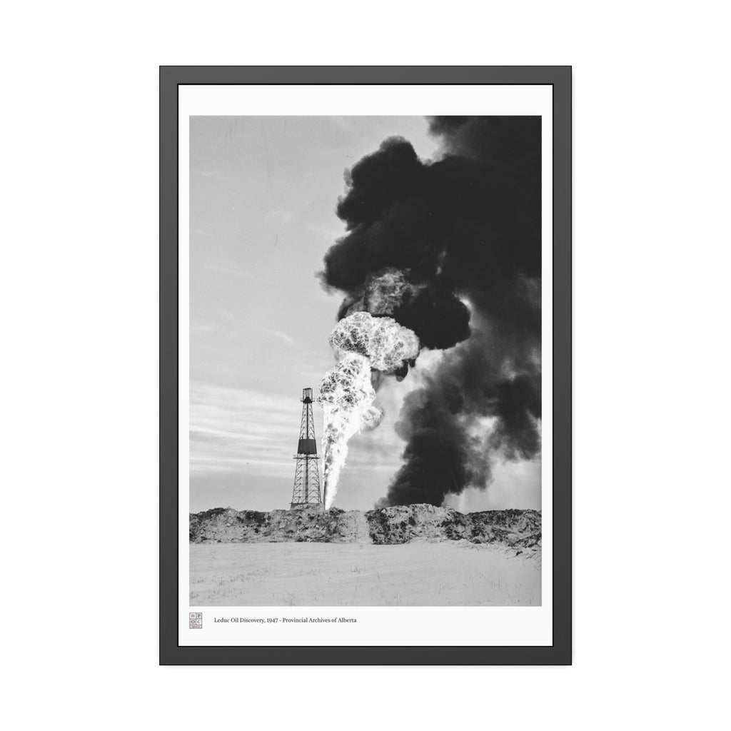 Leduc Oil Discovery, 1947 - framed print
