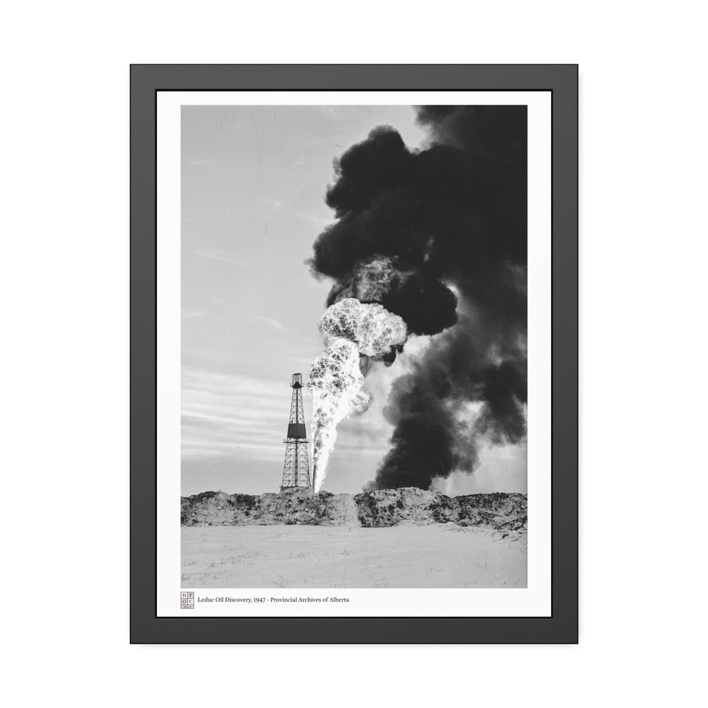 Leduc Oil Discovery, 1947 - framed print